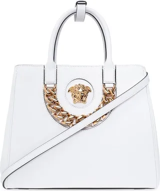 Versace La Medusa Chain-Linked Medium Tote Bag