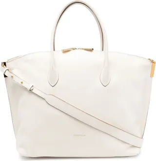 Logo-Print Detail Tote Bag