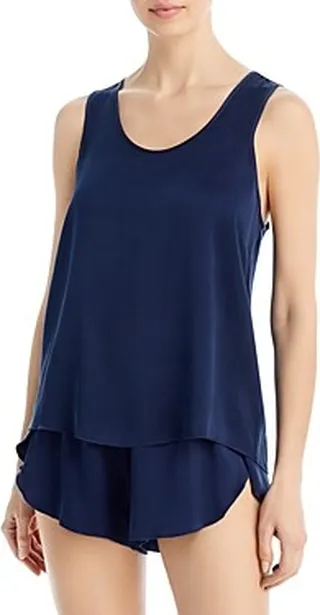 Lunya Washable Silk Tank & Shorts Pajama Set