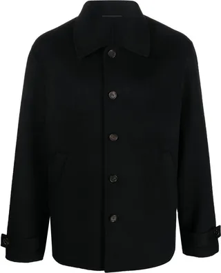 Button-Up Wool Jacket