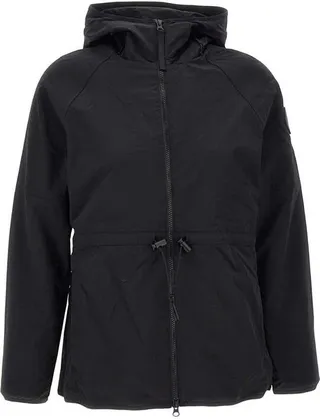 Canada Goose Logo Patch Hooded Jacket