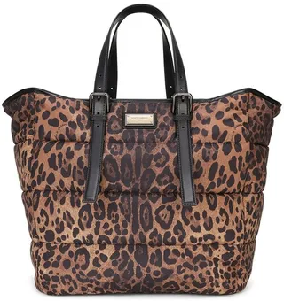 Leopard-Print Tote Bag