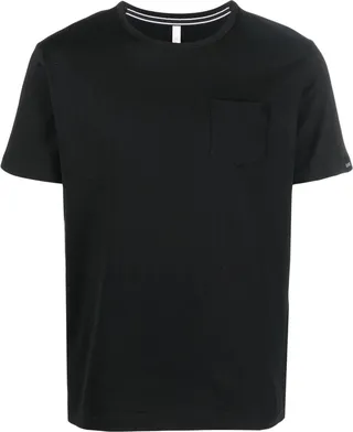 patch-pocket cotton T-shirt