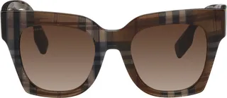 Burberry Brown Oversize Sunglasses
