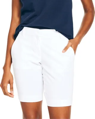 Nautica Women's Stretch-Twill Printed Short