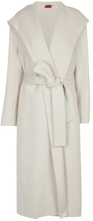 Alfred wool-blend wrap coat