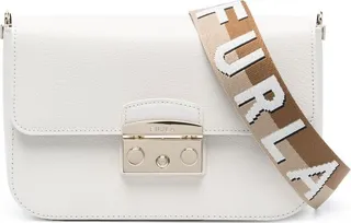 Metropolis logo-strap crossbody bag