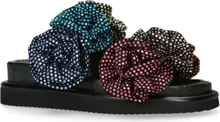 Kurt Geiger London Suede Orson Bloom Slides