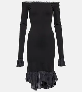 Off-shoulder minidress