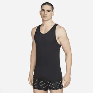 Nike Men's Dri-FIT ReLuxe Tank Top Undershirt (2-Pack) in Black