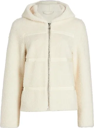Shearling Hooded Jacket