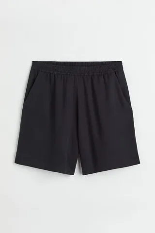 Lyocell-blend Bermuda Shorts