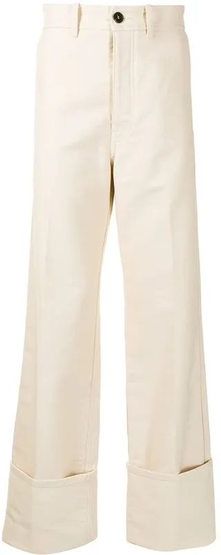 Straight-Leg Trousers