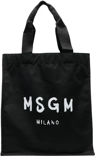 Logo-Print Tote Bag