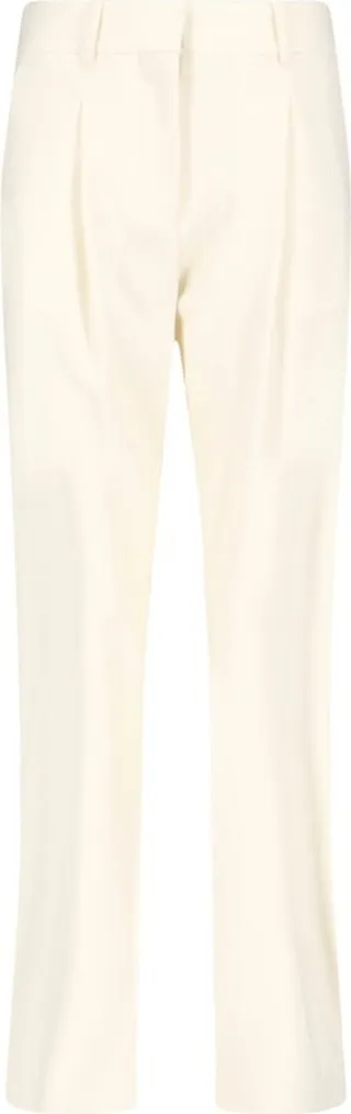 Off-White Logo Embroidered Straight Leg Pants