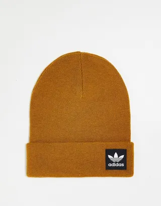 adidas Originals Unisex grove beanie in orange