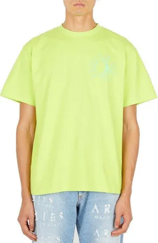 Aries Graphic Printed Crewneck T-Shirt