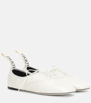 Leather Derby shoes