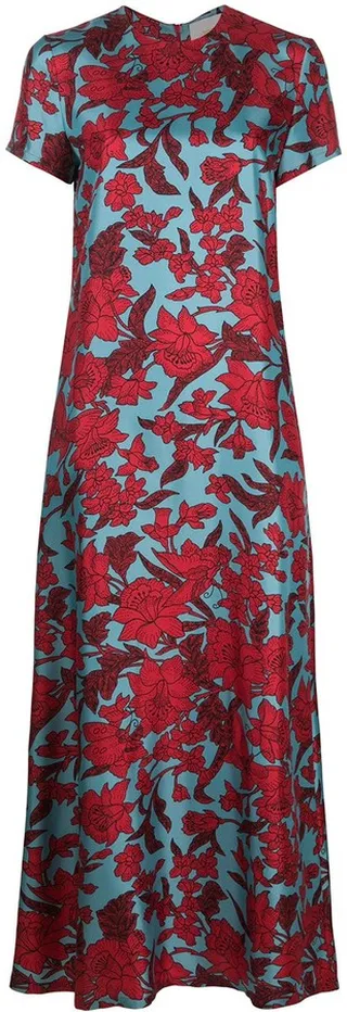 Floral Print Swing Dress