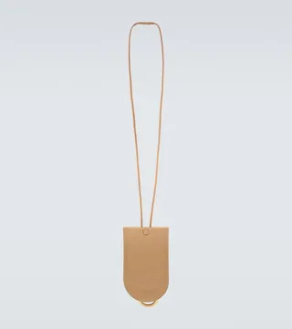 Billy leather keychain with strap
