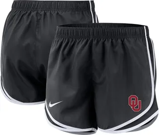 Women's Nike Black Oklahoma Sooners Team Tempo Performance Shorts