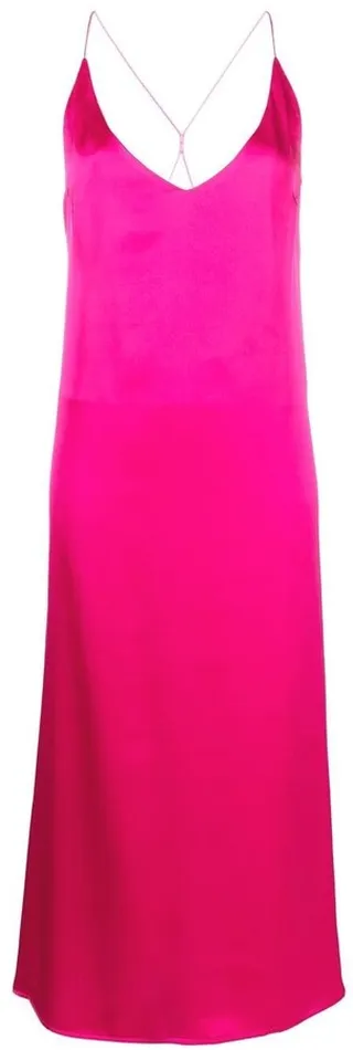 Mara satin slip dress