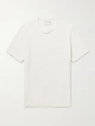 Sunwashed Organic Cotton-Jersey T-Shirt