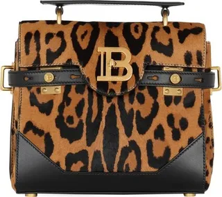 B-Buzz 23 bag in leopard-effect leather