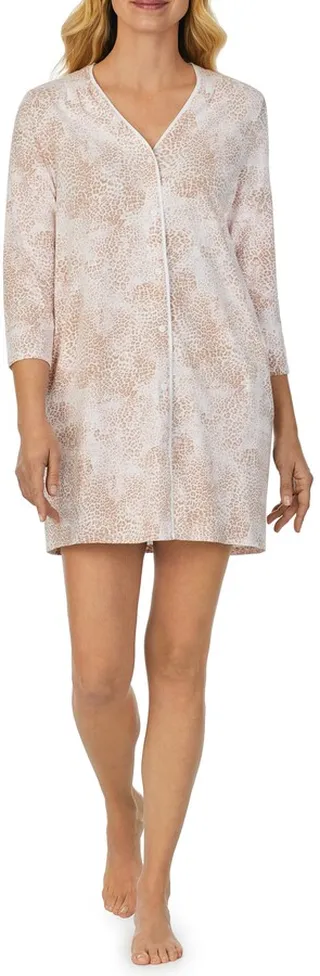 Three-Quarter Sleeve Short Nightgown