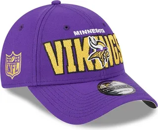 Men's New Era Purple Minnesota Vikings 2023 Nfl Draft 9FORTY Adjustable Hat