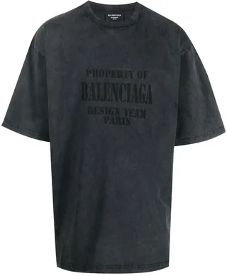 Large-fit Property logo-print T-shirt