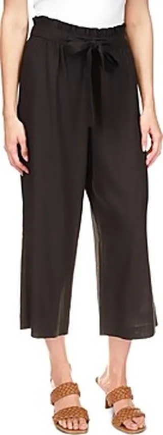 Michael Michael Kors Wide Leg Tie Front Cropped Pants