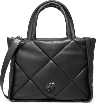Puff Quilted Leather Tote