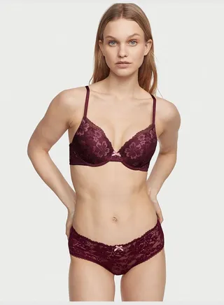 Lace-Front Hiphugger Panty