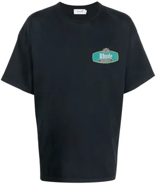 logo-print cotton T-shirt