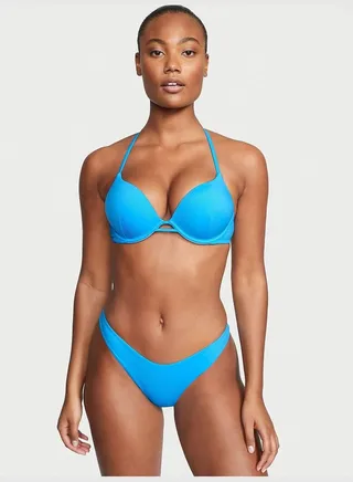 Mix-and-Match Bombshell Push-Up Bikini Top Add-2-Cups