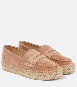 Lido suede espadrille loafers