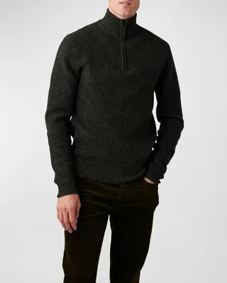 Men's Robbies Road Quarter-Zip Sweater