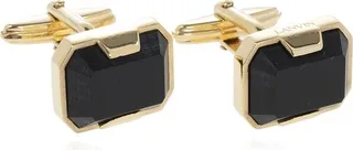 Lanvin Rectangular Shaped Two-Toned Cufflinks