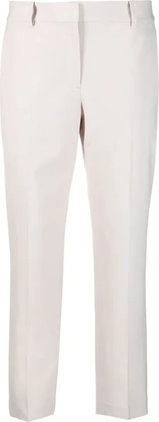 Mid-Rise Cropped Trousers