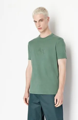 Jersey cotton regular fit logo t-shirt