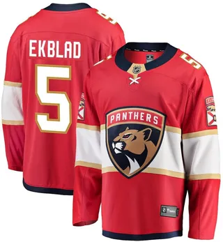 Men's Aaron Ekblad Red Florida Panthers Breakaway Player Jersey
