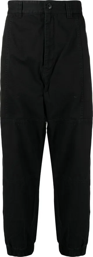 High-Waist Tapered Trousers