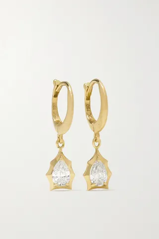 Jade Trau - Envoy 18-karat Gold Diamond Earrings - One size