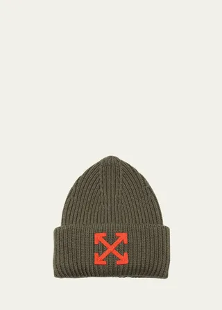 Men's Arrow Wool Beanie Hat