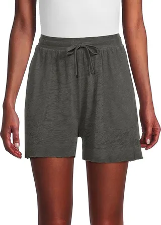 Slub Jersey Drawstring Shorts