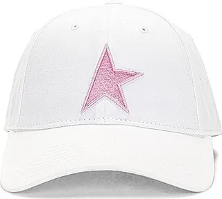 Golden Goose Star Baseball Hat in White
