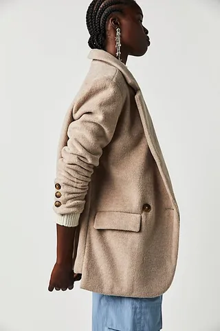 Mari Solid Blazer by Free People