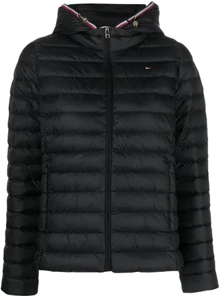 Zipped Hooded Padded Jacket