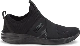 Logo Mesh Slip-On Sneakers